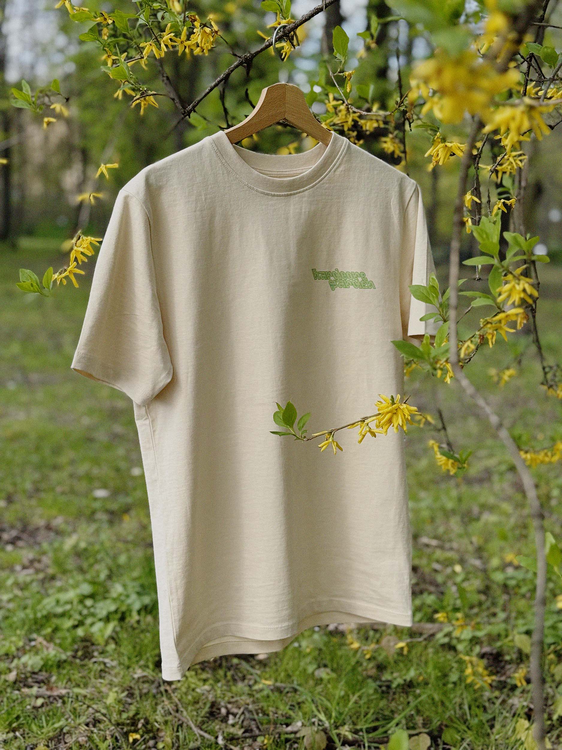 T-shirt Hardcore Garden (sand) - przód