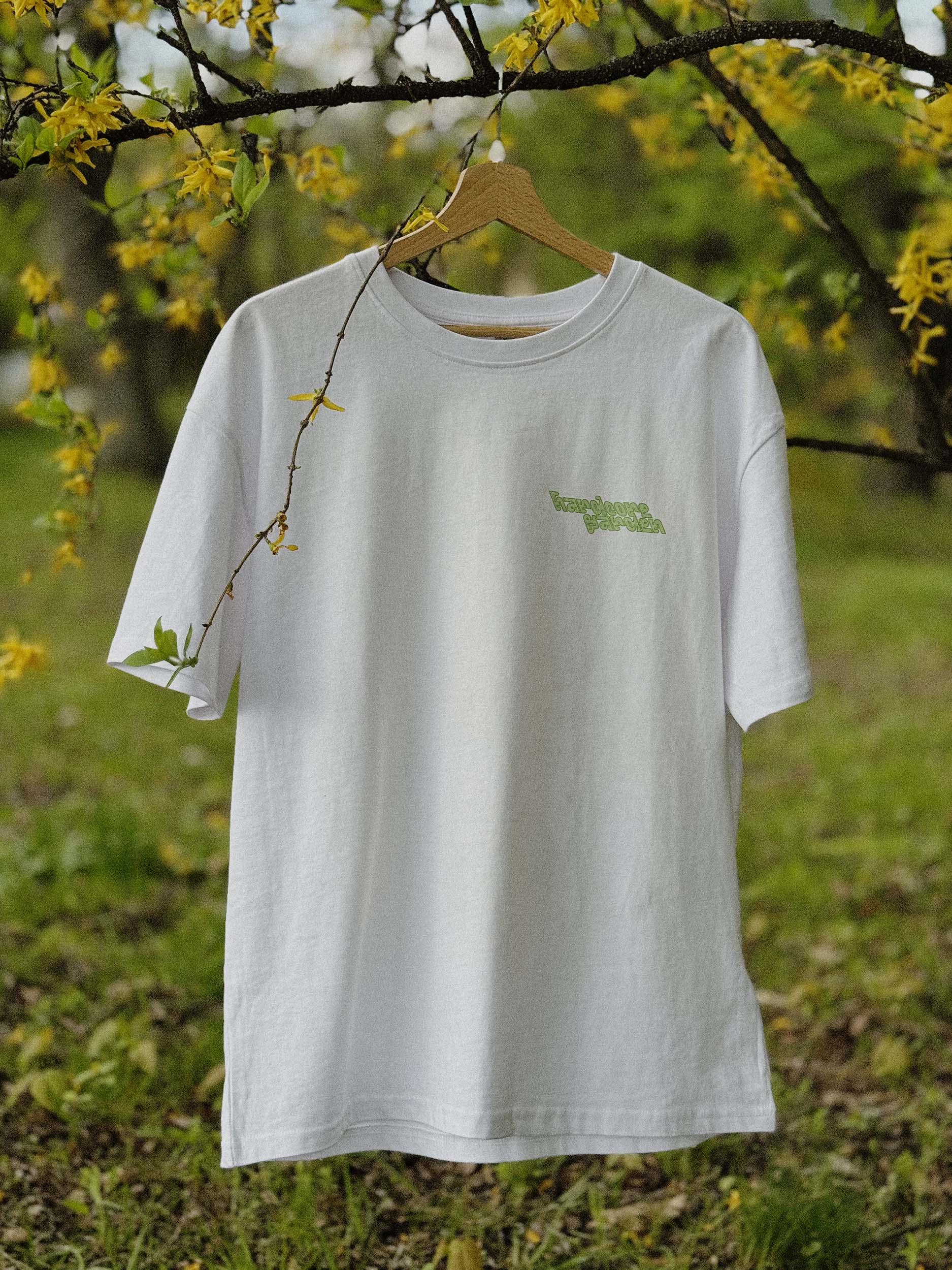 T-shirt Hardcore Garden (white) - przód